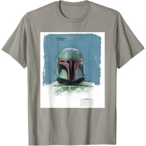 imageStar Wars The Book of Boba Fett Armor TShirtSlate Grey