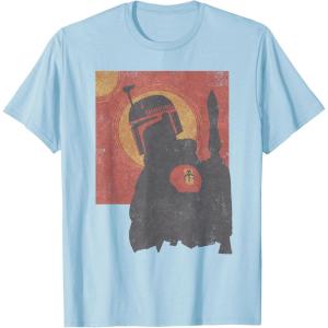 imageStar Wars The Book of Boba Fett Red Tatooine TShirtBaby Blue