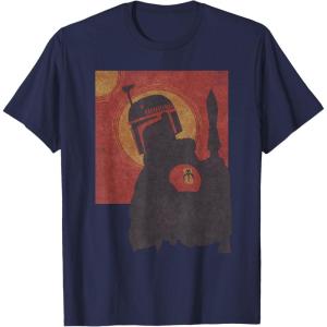 imageStar Wars The Book of Boba Fett Red Tatooine TShirtNavy Blue