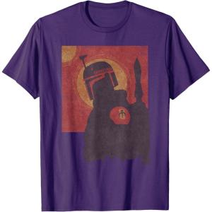 imageStar Wars The Book of Boba Fett Red Tatooine TShirtPurple