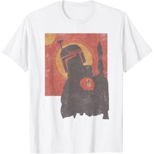 imageStar Wars The Book of Boba Fett Red Tatooine TShirtWhite