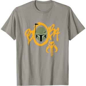 imageStar Wars The Book of Boba Fett Street Art TShirtSlate Grey