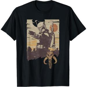imageStar Wars The Book of Boba Fett Tatooine Battle TShirtBlack