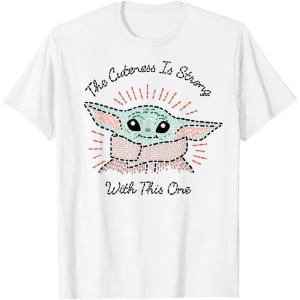 imageStar Wars The Mandalorian The Child Cuteness Is Strong TShirtWhite