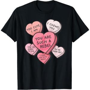imageStar Wars Valentines Day Candy Hearts TShirtBlack