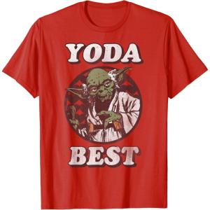 imageStar Wars Valentines Day Yoda Best Vintage TShirtRed