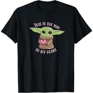 imageThe Mandalorian the Child This is the Way to My Heart TShirtBlack