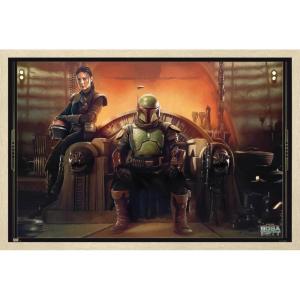 imageTrends International Star Wars The Book FettBoba and Fennec Shand Wall Poster 22375quot x 34quot Premium Unframed VersionBlonde Framed Version