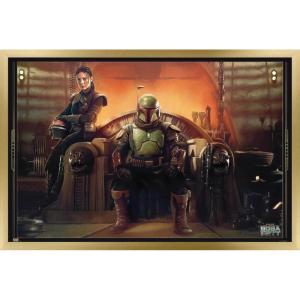 imageTrends International Star Wars The Book FettBoba and Fennec Shand Wall Poster 22375quot x 34quot Premium Unframed VersionGold Framed Version