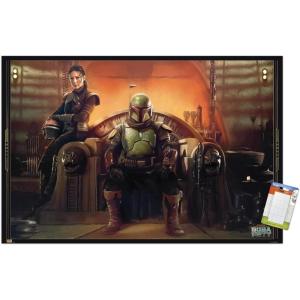 imageTrends International Star Wars The Book FettBoba and Fennec Shand Wall Poster 22375quot x 34quot Premium Unframed VersionPremium Poster  Mount Bundle