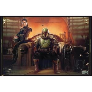 imageTrends International Star Wars The Book FettBoba and Fennec Shand Wall Poster 22375quot x 34quot Premium Unframed VersionPremium Unframed Version