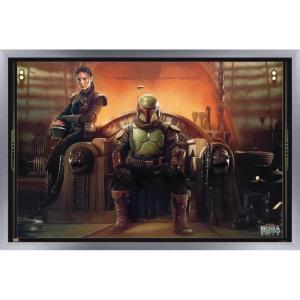 imageTrends International Star Wars The Book FettBoba and Fennec Shand Wall Poster 22375quot x 34quot Premium Unframed VersionSilver Framed Version