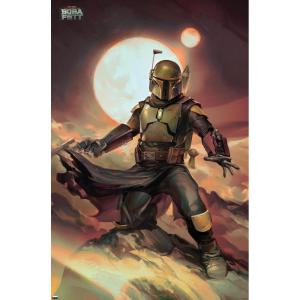 imageTrends International Star Wars The Book of Boba Fett  Boba on Tatooine Wall Poster 22375quot x 34quot Premium Unframed VersionPremium Unframed Version