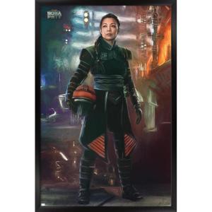 imageTrends International Star Wars The Book of Boba Fett  Fennec Shand Wall Poster 22375quot x 34quot Premium Unframed VersionBlack Framed Version