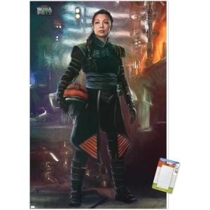 imageTrends International Star Wars The Book of Boba Fett  Fennec Shand Wall Poster 22375quot x 34quot Premium Unframed VersionPremium Poster  Mount Bundle