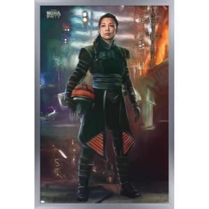 imageTrends International Star Wars The Book of Boba Fett  Fennec Shand Wall Poster 22375quot x 34quot Premium Unframed VersionSilver Framed Version