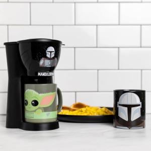 imageUncanny Brands Star Wars Darth Vader and Stormtrooper Single Cup Coffee Maker Gift Set with 2 MugsMandalorian 2 Mugs