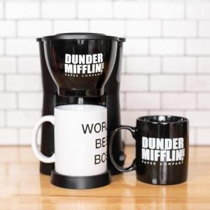 imageUncanny Brands Star Wars Darth Vader and Stormtrooper Single Cup Coffee Maker Gift Set with 2 MugsThe Office 2 Mugs