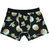 imageBioworld Star Wars Mandalorian The Child Character Mens 3pk Boxer Briefs SetBlack