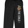 imageMens Black Mandalorian Baby Grogu The Child Sleep Pajama PantsBlack
