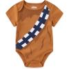 imageSTAR WARS Grogu Baby Boys 5 Pack Bodysuit Creeper Set for InfantsGrey