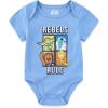 imageSTAR WARS Grogu Baby Boys 5 Pack Bodysuit Creeper Set for InfantsGrey