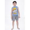 imageSTAR WARS Millennium Falcon Tank Top and Shorts Outfit Set Toddler to Big Kid Sizes 4T  1820Blue  Gray
