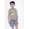 imageSTAR WARS Millennium Falcon Tank Top and Shorts Outfit Set Toddler to Big Kid Sizes 4T  1820Blue  Gray