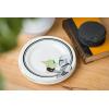 imageSilver Buffalo Star Wars The Mandalorian and The Child Baby Yoda Grogu 4 Pack Rimmed Ceramic Plate Set 8 InchesThe Mandalorian