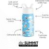 imageSimple Modern Water Bottle with Straw Lid  Marvel Spiderman 18oz Stainless Steel Cup Insulated Tumbler for Boys Girls School  Spidey Friends UniteBluey Sky