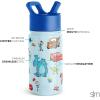 imageSimple Modern Water Bottle with Straw Lid  Marvel Spiderman 18oz Stainless Steel Cup Insulated Tumbler for Boys Girls School  Spidey Friends UniteDisneyPixar Pals