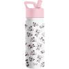imageSimple Modern Water Bottle with Straw Lid  Marvel Spiderman 18oz Stainless Steel Cup Insulated Tumbler for Boys Girls School  Spidey Friends UniteDisneyMinnie Mouse Retro