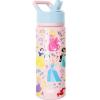 imageSimple Modern Water Bottle with Straw Lid  Marvel Spiderman 18oz Stainless Steel Cup Insulated Tumbler for Boys Girls School  Spidey Friends UniteDisneyPrincess Rainbows