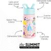 imageSimple Modern Water Bottle with Straw Lid  Marvel Spiderman 18oz Stainless Steel Cup Insulated Tumbler for Boys Girls School  Spidey Friends UniteDisneyPrincess Rainbows