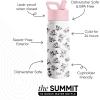 imageSimple Modern Water Bottle with Straw Lid  Marvel Spiderman 18oz Stainless Steel Cup Insulated Tumbler for Boys Girls School  Spidey Friends UniteDisneyMinnie Mouse Retro