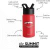 imageSimple Modern Water Bottle with Straw Lid  Marvel Spiderman 18oz Stainless Steel Cup Insulated Tumbler for Boys Girls School  Spidey Friends UniteDisneyCars Kachow