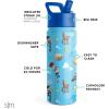imageSimple Modern Water Bottle with Straw Lid  Marvel Spiderman 18oz Stainless Steel Cup Insulated Tumbler for Boys Girls School  Spidey Friends UniteDisneyToy Story Andys Toys