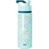 imageSimple Modern Water Bottle with Straw Lid  Marvel Spiderman 18oz Stainless Steel Cup Insulated Tumbler for Boys Girls School  Spidey Friends UniteDisneyCheers to Mickey Ears