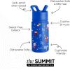 imageSimple Modern Water Bottle with Straw Lid  Marvel Spiderman 18oz Stainless Steel Cup Insulated Tumbler for Boys Girls School  Spidey Friends UniteMarvelSpidey  Friends