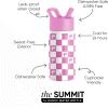 imageSimple Modern Water Bottle with Straw Lid  Marvel Spiderman 18oz Stainless Steel Cup Insulated Tumbler for Boys Girls School  Spidey Friends UniteMattel Barbie Checkmate