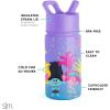 imageSimple Modern Water Bottle with Straw Lid  Marvel Spiderman 18oz Stainless Steel Cup Insulated Tumbler for Boys Girls School  Spidey Friends UniteTrolls Sparkle