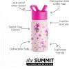 imageSimple Modern Water Bottle with Straw Lid  Marvel Spiderman 18oz Stainless Steel Cup Insulated Tumbler for Boys Girls School  Spidey Friends UniteTrolls Poppy Mashup