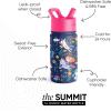 imageSimple Modern Water Bottle with Straw Lid  Marvel Spiderman 18oz Stainless Steel Cup Insulated Tumbler for Boys Girls School  Spidey Friends UniteUnicorn Rainbows