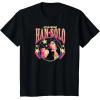 imageStar Wars  Han Solo Rock TShirtBlack