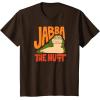 imageStar Wars  Jabba The Hutt Doodle TShirtBrown