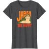 imageStar Wars  Jabba The Hutt Doodle TShirtDark Heather Grey