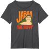 imageStar Wars  Jabba The Hutt Doodle TShirtDark Heather Grey
