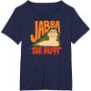 imageStar Wars  Jabba The Hutt Doodle TShirtNavy Blue