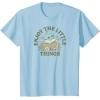 imageStar Wars  The Mandalorian Grogu Enjoy The Little Things TShirtBaby Blue