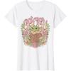 imageStar Wars  The Mandalorian Grogu Floral TShirtWhite